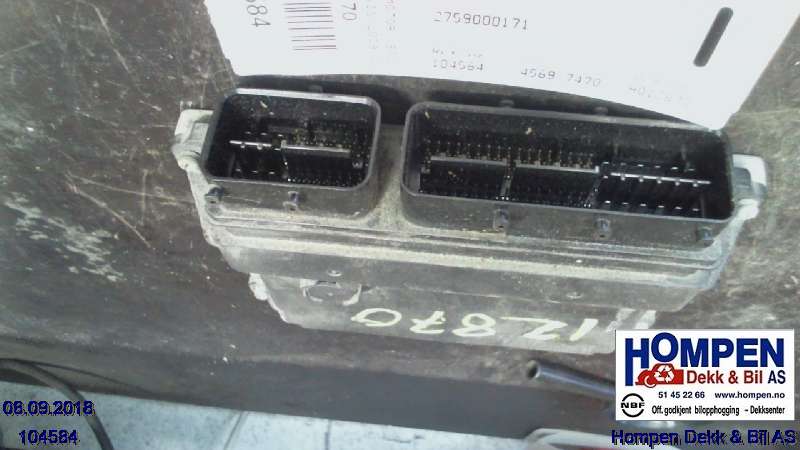 Styreenhet motor til Toyota Avensis 2009-2015 (Type III, Fase 1) (TOYOTA|8966105D20|2759000171|)