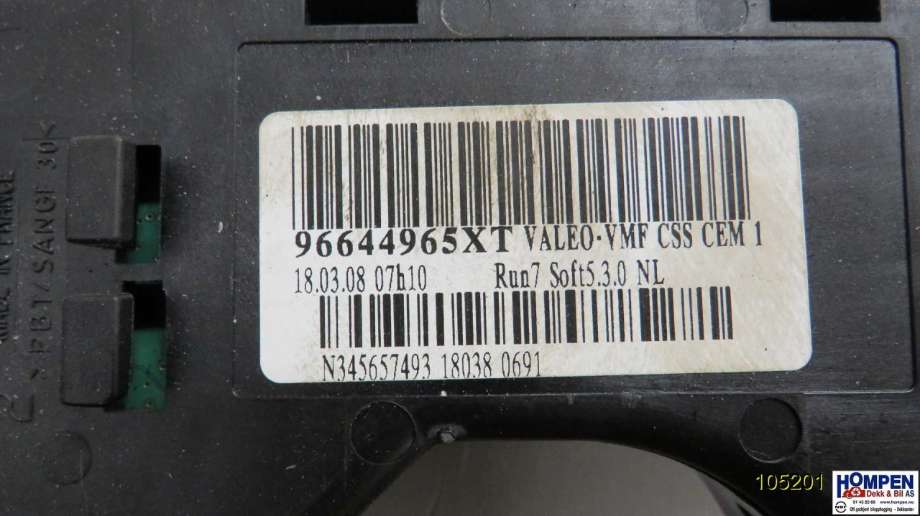 Bryter combi til Citroën C4 2004-2011 (Type I)  (CITROEN|6242HL||96644965XT)