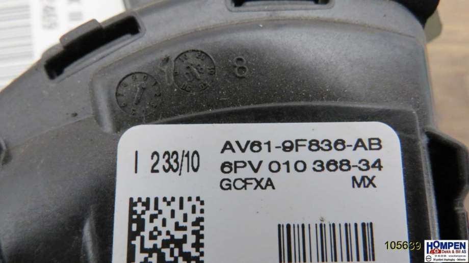 Pedal gass til Ford C-Max 2010-2015 (Type II, Fase 1) (FORD|1682673||AV619F836AB)