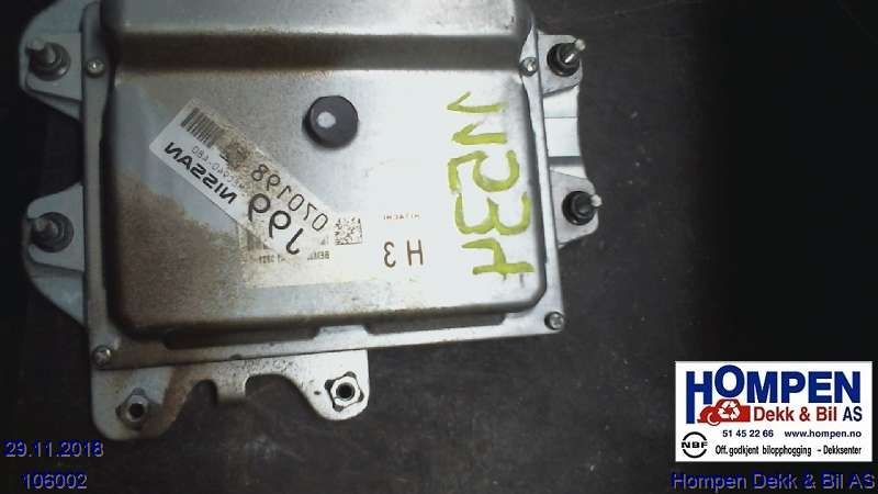 Styreenhet motor til Nissan Qashqai, 2010-2014 (Type I, Fase 2)  (NISSAN|070198J99)