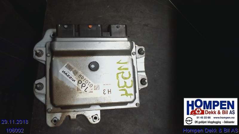 Styreenhet motor til Nissan Qashqai 2010-2014 (Type I, Fase 2) (NISSAN|070198J99|MEC940480|)
