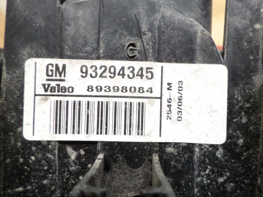 Baklykt venstre til Opel Meriva A 2003-2010  (OPEL|93176390|89398084|93294345)