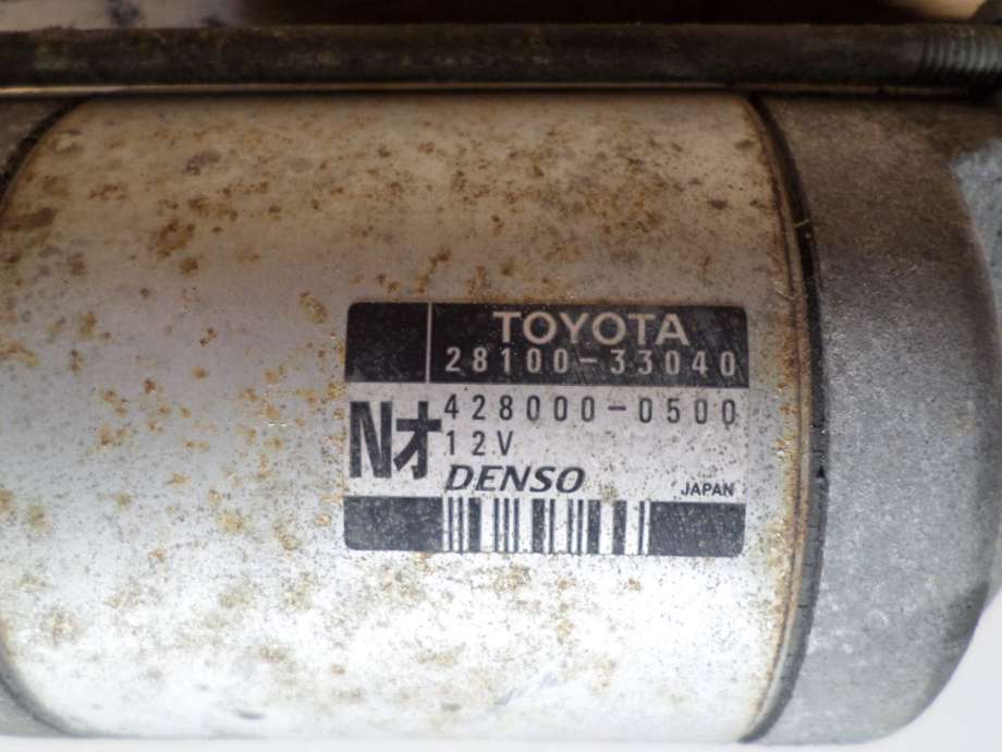 Starter diesel til Toyota Yaris Verso 1999-2007  (TOYOTA|2810033040|4280000500|)