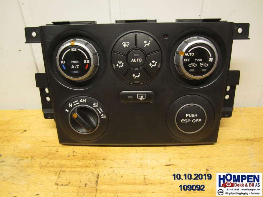 Varmeapparat betjening til Suzuki Grand Vitara, 2005-2015 (Type III)  (SUZUKI|3951064JH4CAT)