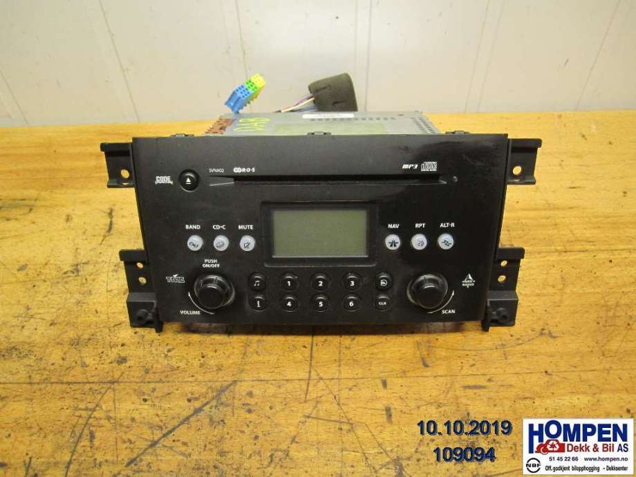 Bilstereo til Suzuki Grand Vitara, 2005-2015 (Type III)  (SUZUKI|3910165JC1ZCA)