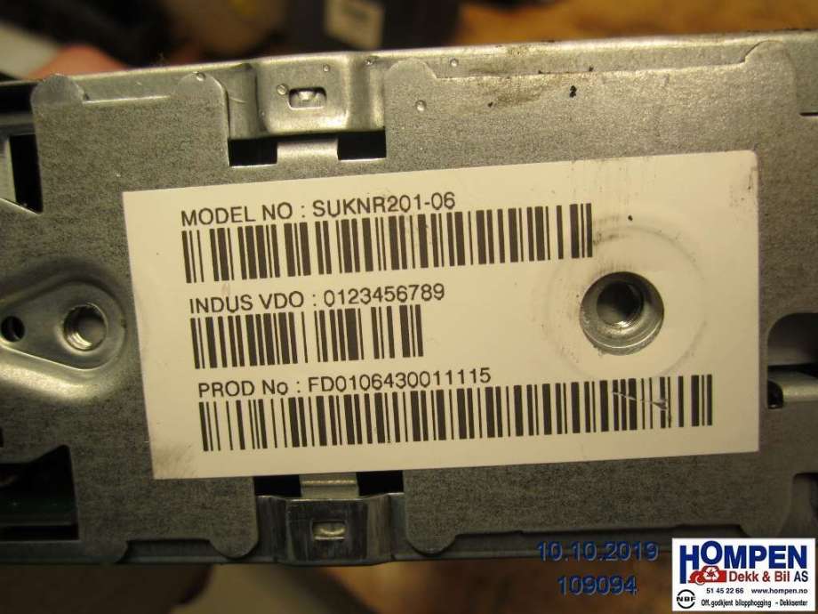 Bilstereo til Suzuki Grand Vitara 2005-2015 (Type III)  (SUZUKI|3910165JC1ZCA|SUKNR20106|)