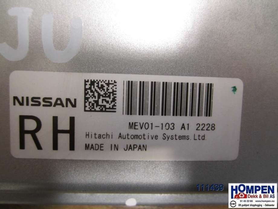 Styreenhet diverse til Nissan Leaf 2011-2017 (Type I)  (NISSAN|237D03ND1E|MEV01103A12228|)