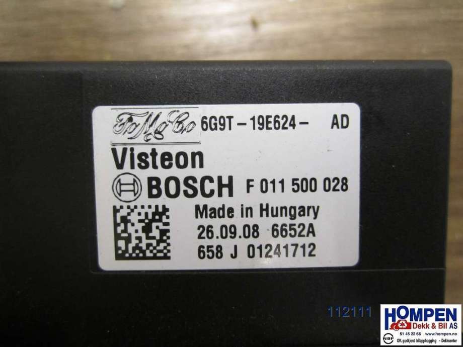 Varmeapparat motstand til Ford Fiesta 2008-2012 (Type VI, Fase 1) (FORD|1847910|F011500028|6G9T19E624AD)