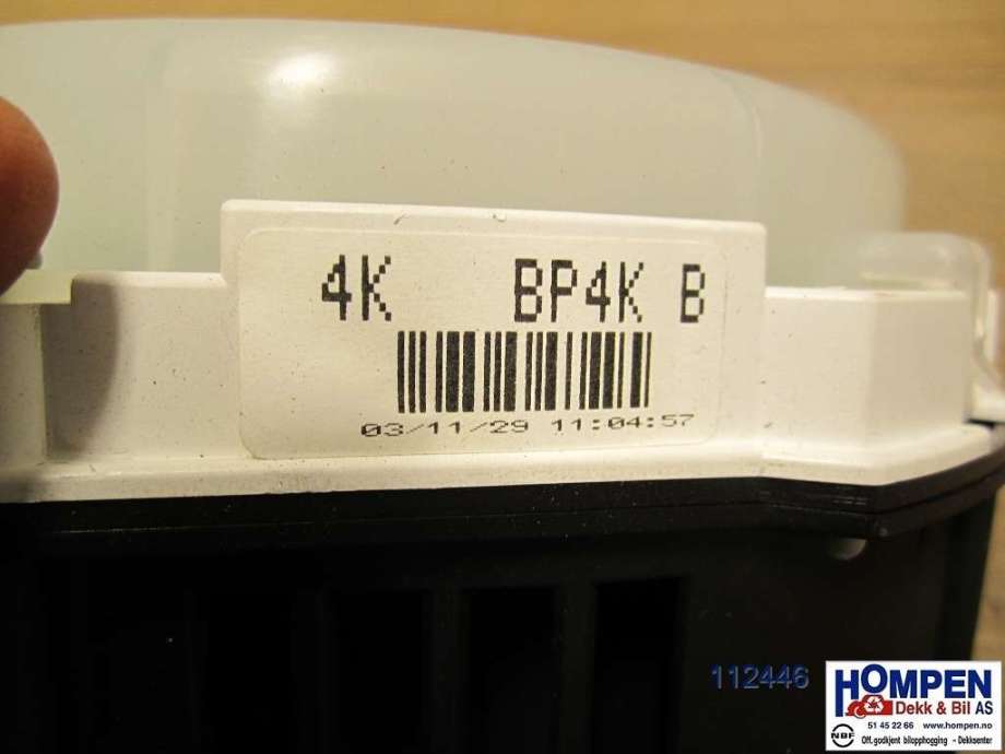 Instrumentpanel til Mazda 3 2003-2005 (Type I, Fase 1) (MAZDA|BP4K55471||BP4K)