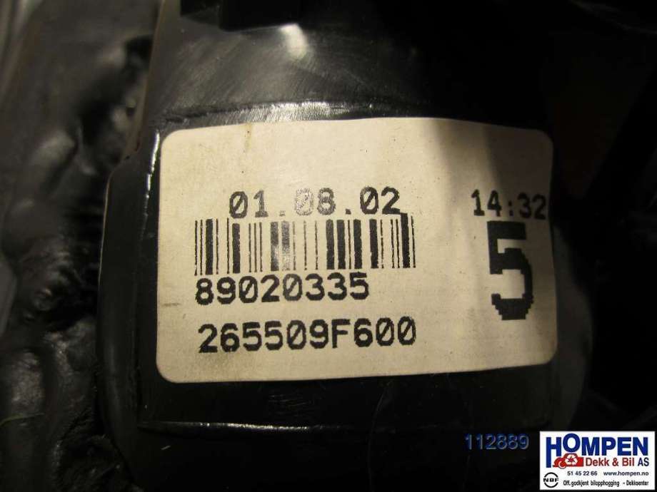 Baklykt høyre til Nissan Primera 1999-2002 (Fase 2) (P11) (P11) (NISSAN|265509F625|89020335|265509F600)