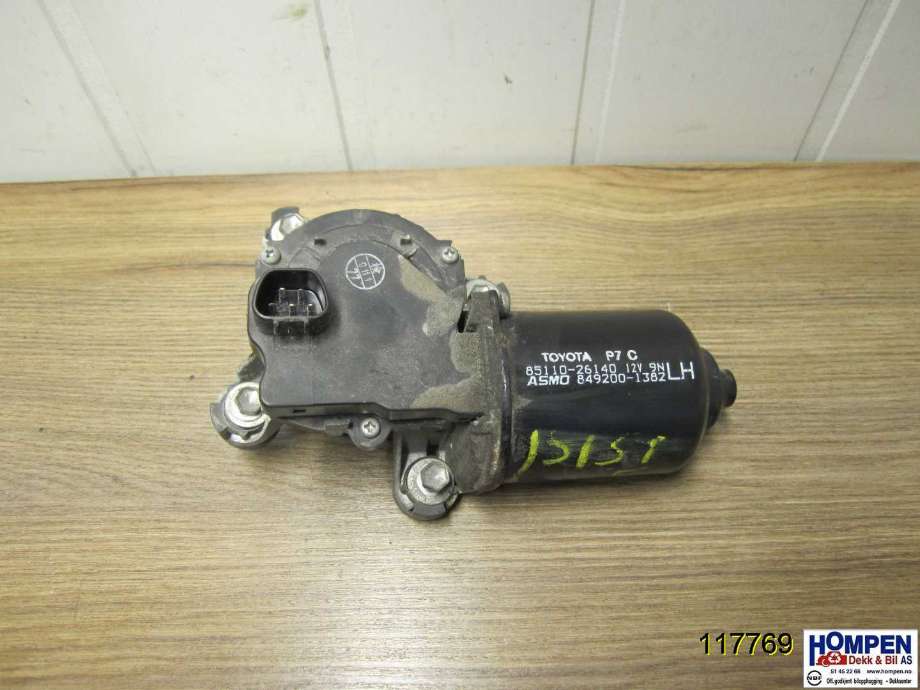 Viskermotor frontrute til Toyota Hiace 2007-2012 (Fase 3) (TOYOTA|8511026140|8492001382|)