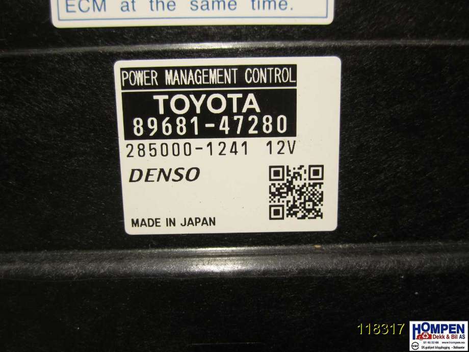 Styreenhet diverse til Toyota Prius +7 2012-2020 (Type III) (stasjonsvogn) (stasjonsvogn) (TOYOTA|8968147280|)