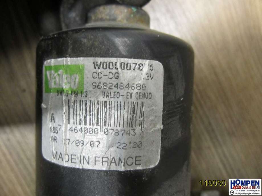 Viskermotor frontrute til Citroën C4, Picasso 2006-2013 (Type I)  (CITROEN|6405PG||9682484680)
