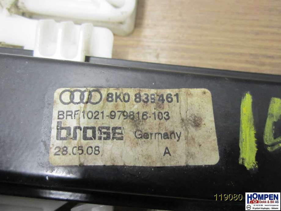 Ruteheis til Audi A4 2007-2014 (Type IV) (B8) (B8) (AUDI|8K0839461|)