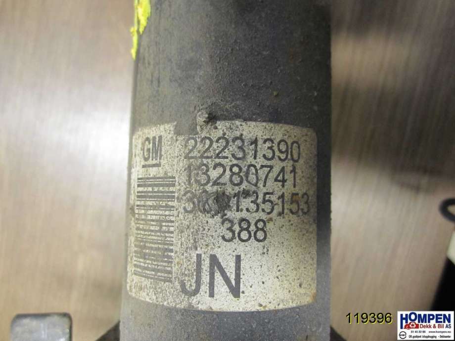 Fjærbein høyre foran til Opel Zafira B 2005-2011  (OPEL|93195974||13280741)