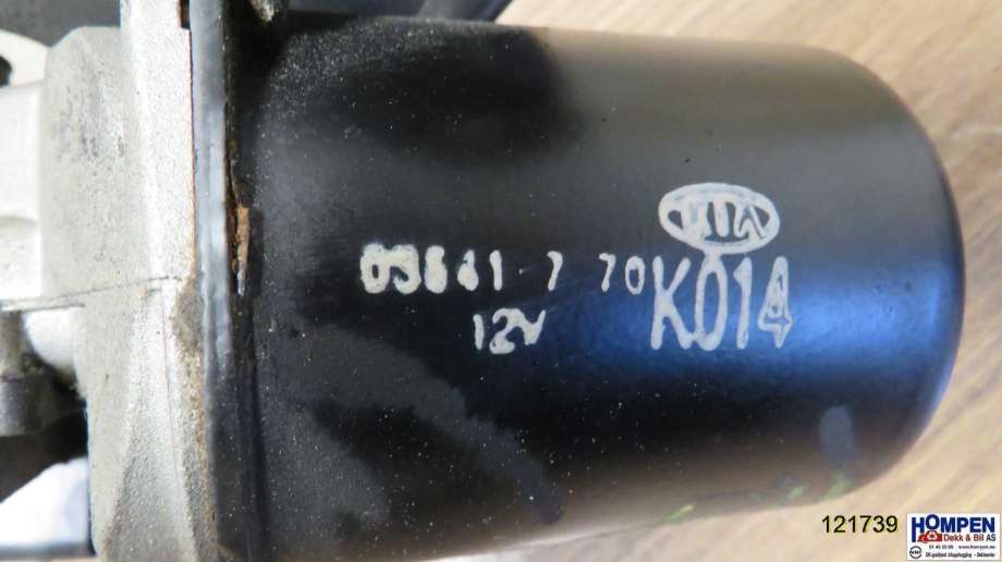 Viskermotor frontrute til Kia Sportage 1995-2004 (Type I) (KIA|0K01467345A||K014)