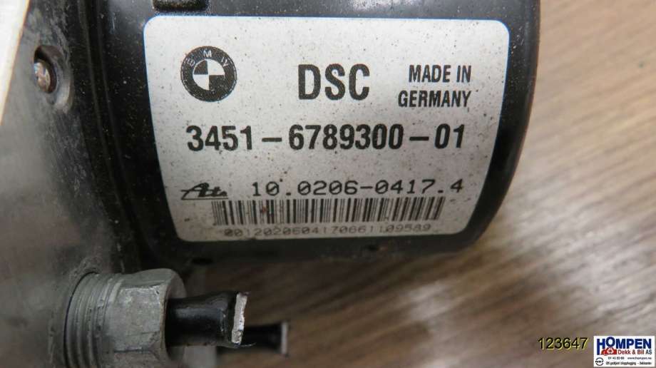 ABS sentral til BMW 1-Serie 2004-2011 (E81/E82/E87/E88) (E81/E82/E87/E88) (BMW|34512460468|10020604174|34516789300)