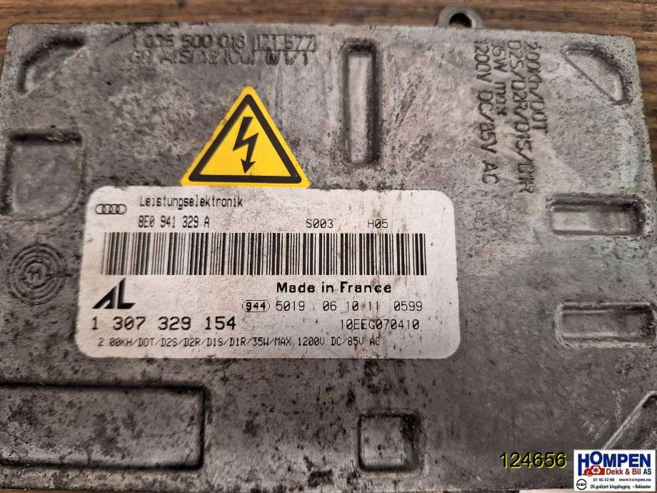 Styreenhet xenon/ballast til Audi A4 2004-2008 (Type III) (B7) (B7) (AUDI|8E0941329A|)