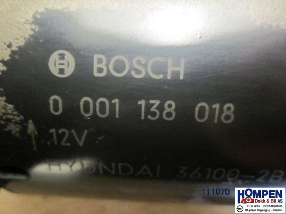 Starter til Hyundai i30 2007-2012 (Type I)  (HYUNDAI|361002B300|0001138018|)