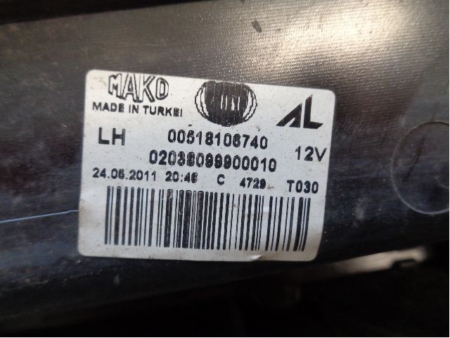Baklykt venstre til Fiat Doblo 2010-->> (Type II)  (FIAT|51810674|)