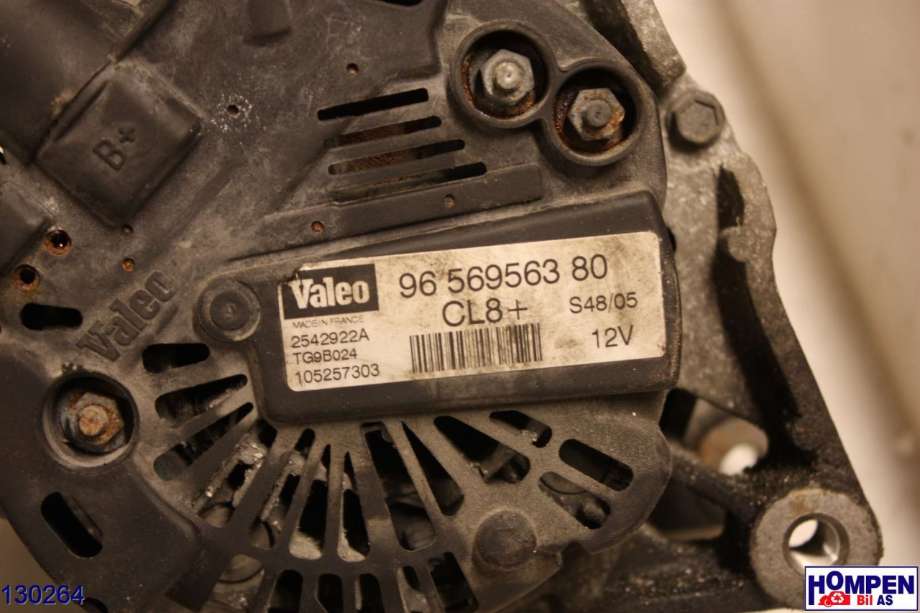 Dynamo til Citroën Berlingo 2002-2008 (Type I, Fase 2)  (CITROEN|5705AZ|2542922A|96 569563 80)