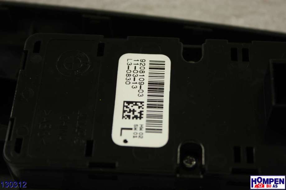 Bryter ruteheis til BMW X3 2010-2017 (F25) (F25) (BMW|61319208109|)