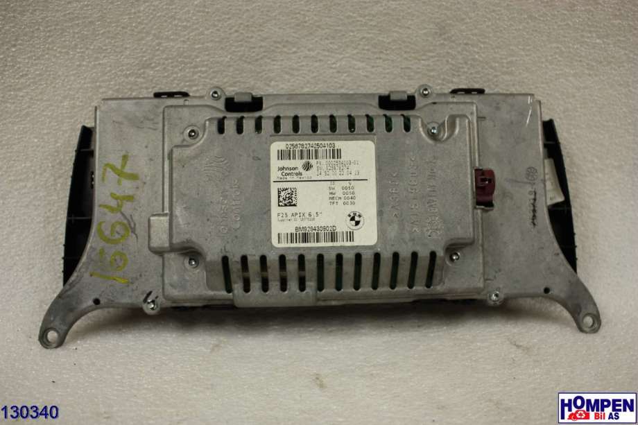 Instrument kjørecomputer til BMW X3 2010-2017 (F25) (F25) (BMW|65 50 9 294 309|0256782742504103|BM929430902D)