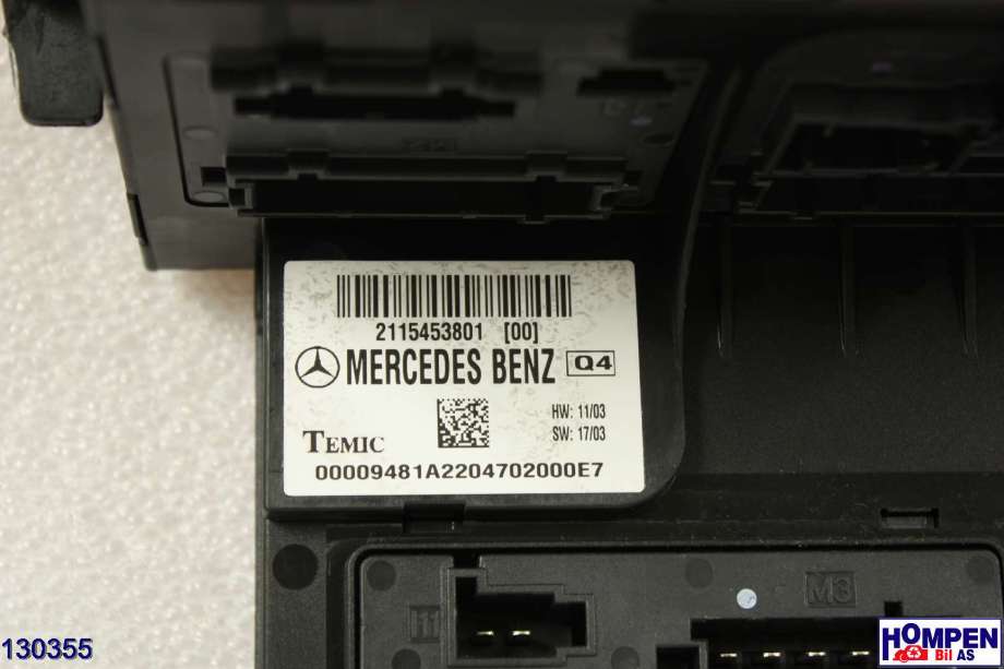 Sikringsboks til Mercedes CLS 2004-2010 (C219) (C219) (MERCEDES|A 211 545 38 01||2115453801)