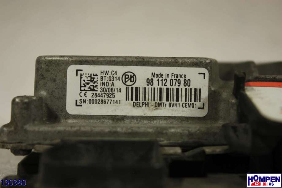 Styreenhet batteri til Peugeot 2008 2013-2019 (Type I)  (PEUGEOT|98 112 079 80||28447925)