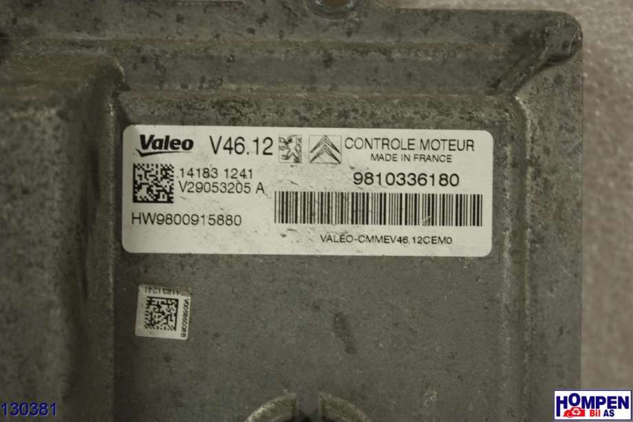 Styreenhet motor til Peugeot 2008 2013-2019 (Type I) (PEUGEOT|9810336180||14183 1241)