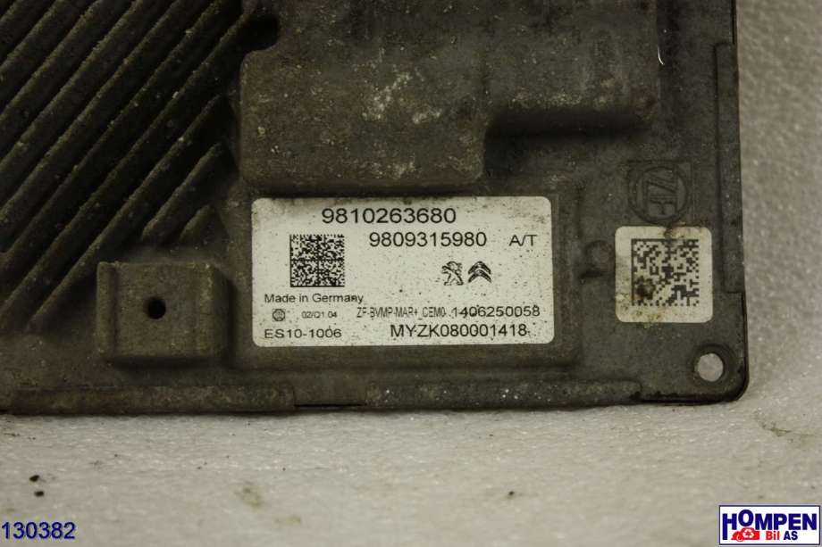 Styreenhet girkasse til Peugeot 2008 2013-2019 (Type I) (PEUGEOT|9810263680|1406250058|9809315980)