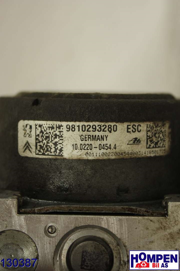 ABS sentral til Peugeot 2008 2013-2019 (Type I) (PEUGEOT|16 117 470 80|9810293280|61470100A40)
