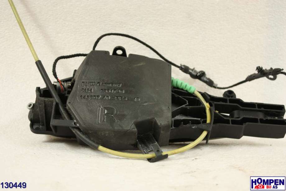 Dørhåndtak utv høyre bak til BMW X3 2010-2017 (F25) (F25) (BMW|51217193264|51 21 7 207 562|)