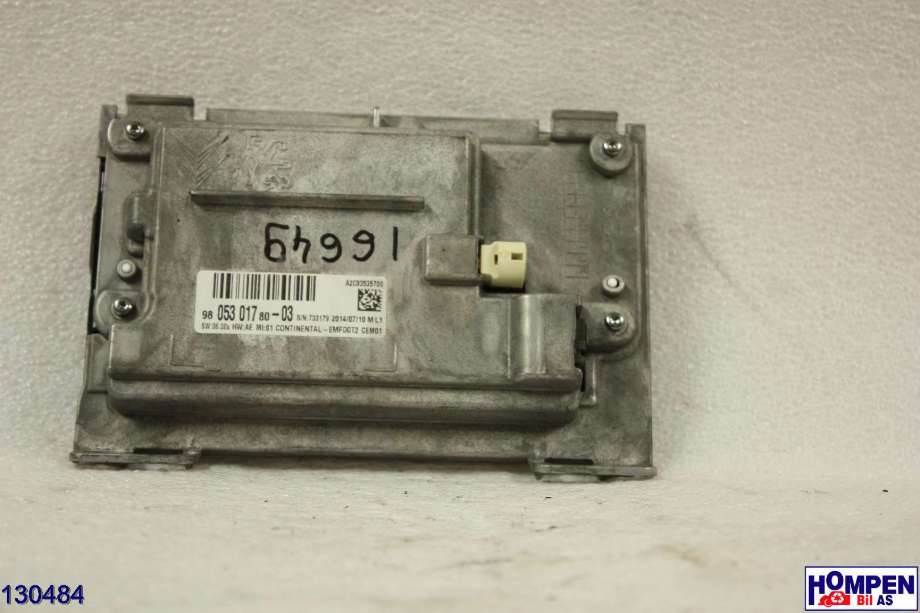 Instrument kjørecomputer til Peugeot 2008 2013-2019 (Type I) (PEUGEOT|98 128 628 80|98 053 017 80|98 053 017 80-03)