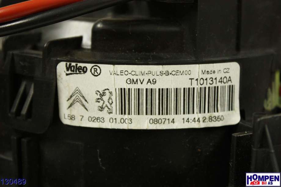 Varmeapparat motor til Peugeot 2008 2013-2019 (Type I)  (PEUGEOT|1608182080||T1013140A)