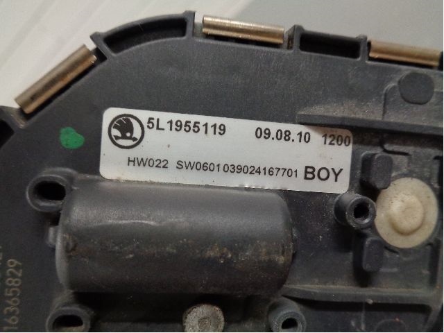 Viskermotor frontrute til Škoda Yeti 2009-2013 (Fase 1)  (SKODA|5L1955023A||5L1955119)