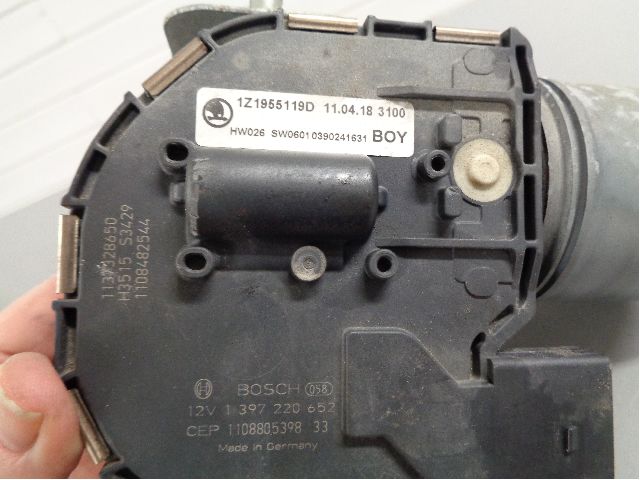 Viskermotor frontrute til Škoda Octavia 2009-2013 (Type II, Fase 2)  (SKODA|1Z1 955 119 D|)