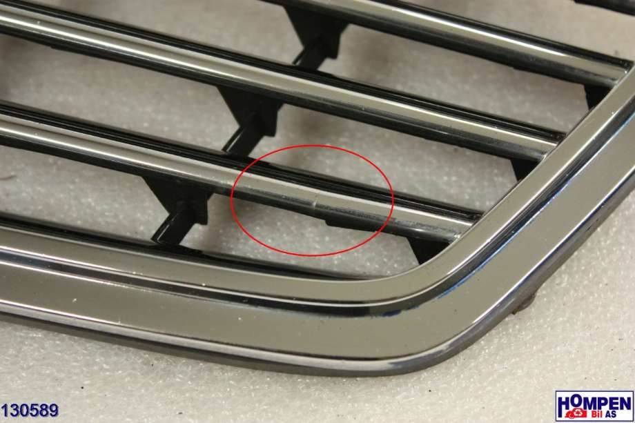 Grill til Mercedes C-Klasse 2000-2004 (Fase 1) (W203) (W203) (MERCEDES|A 203 880 02 23||A 203 880 01 83)