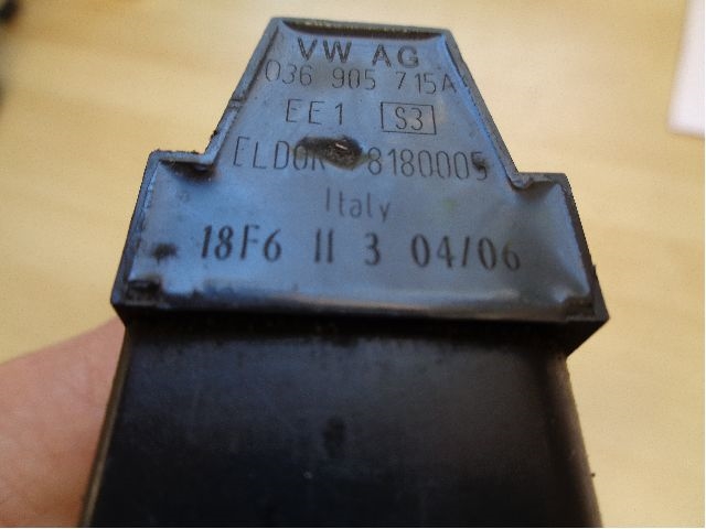 Coil elektronisk til VW Polo 2005-2009 (Type IV, Fase 2)  (VOLKSWAGEN|036 905 715 H|036 905 715 F|036905715A)
