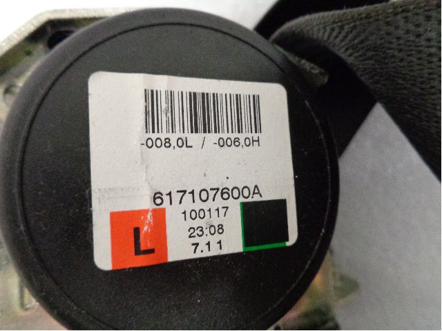 Sikkerhetsbelte foran venstre til Opel Corsa D 2006-2014  (OPEL||617107600A)