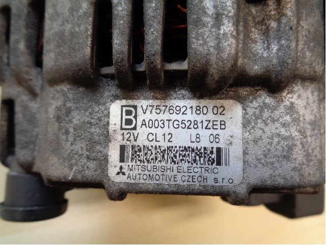 Dynamo til Peugeot 308 2007-2011 (Type I, Fase 1) (PEUGEOT||V75769218002|A003TG5281ZEB)