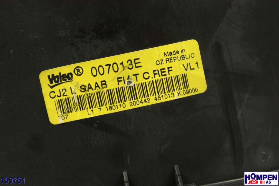 Varmeapparat motor til Saab 9-3 2008-2011 (Type II, Fase 2)  (SAAB||007013E)