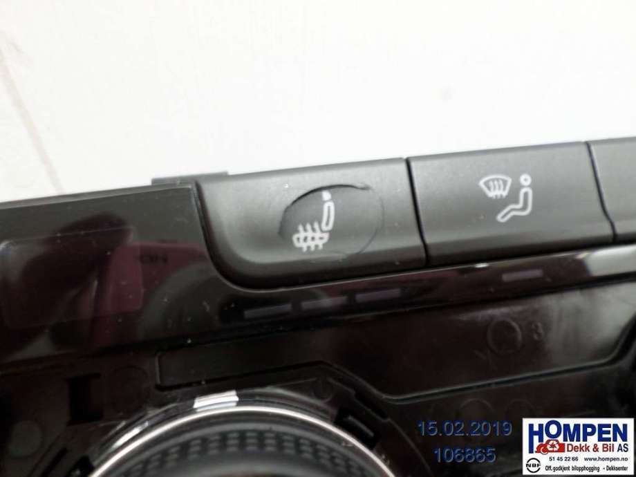 Varmeapparat betjening til VW Golf VII 2012-2017 (Fase 1) (VOLKSWAGEN|5G0907044BD||5G0907044AA)