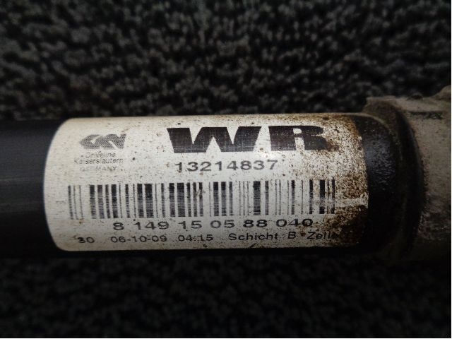 Drivaksel høyre foran til Opel Zafira B 2005-2011  (OPEL||13214837)