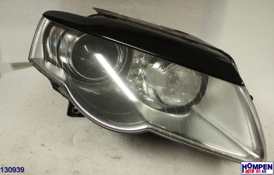 Frontlykt høyre halogen til VW Passat, 2005-2010 (B6) (B6) (VOLKSWAGEN|3C0 941 754 K)