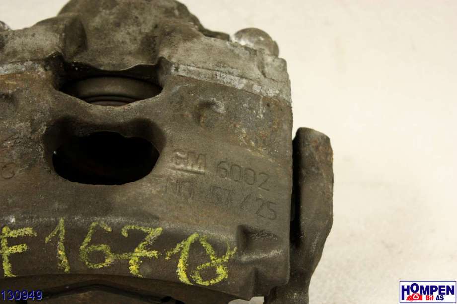 Bremsecaliper venstre foran til Saab 9-3 2003-2007 (Type II, Fase 1)  (SAAB|931 72 170||FNG 57/25)