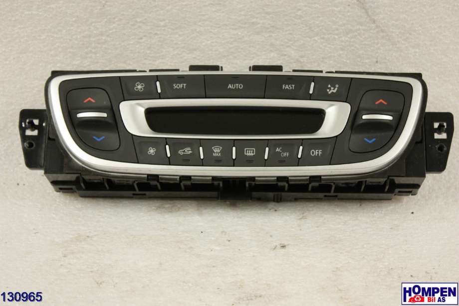 Varmeapparat betjening til Renault Scenic, 2009-2016 (Type III)  (RENAULT|275109409R)