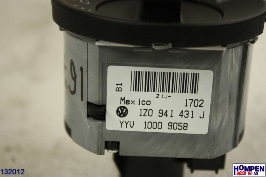 Bryter lys til Škoda Octavia 2009-2013 (Type II, Fase 2)  (SKODA|1Z0941431J|)