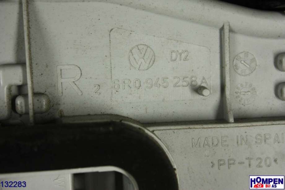 Baklykt høyre til VW Polo 2009-2014 (Type V, Fase 1) (VOLKSWAGEN|6R0945096AH||6R0 945 258 A)