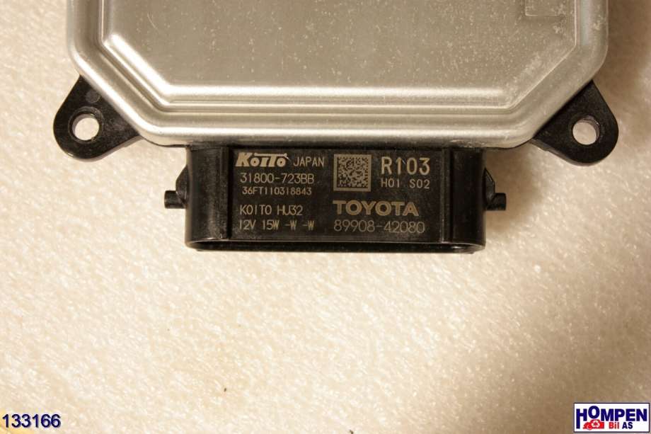 Styreenhet xenon/ballast til Toyota bZ4X 2022-->>  (TOYOTA|8101642C91|8101642C90|31800-723BB)